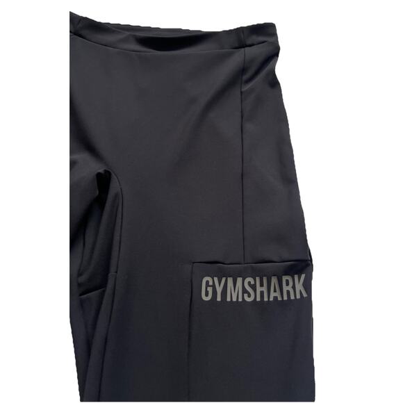 Gymshark Ori Leggings Womens Medium Black Seamed Ankle Elastic Waistband Gym Run - Picture 5 of 11